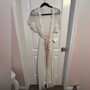 Never worn Bridal Robe